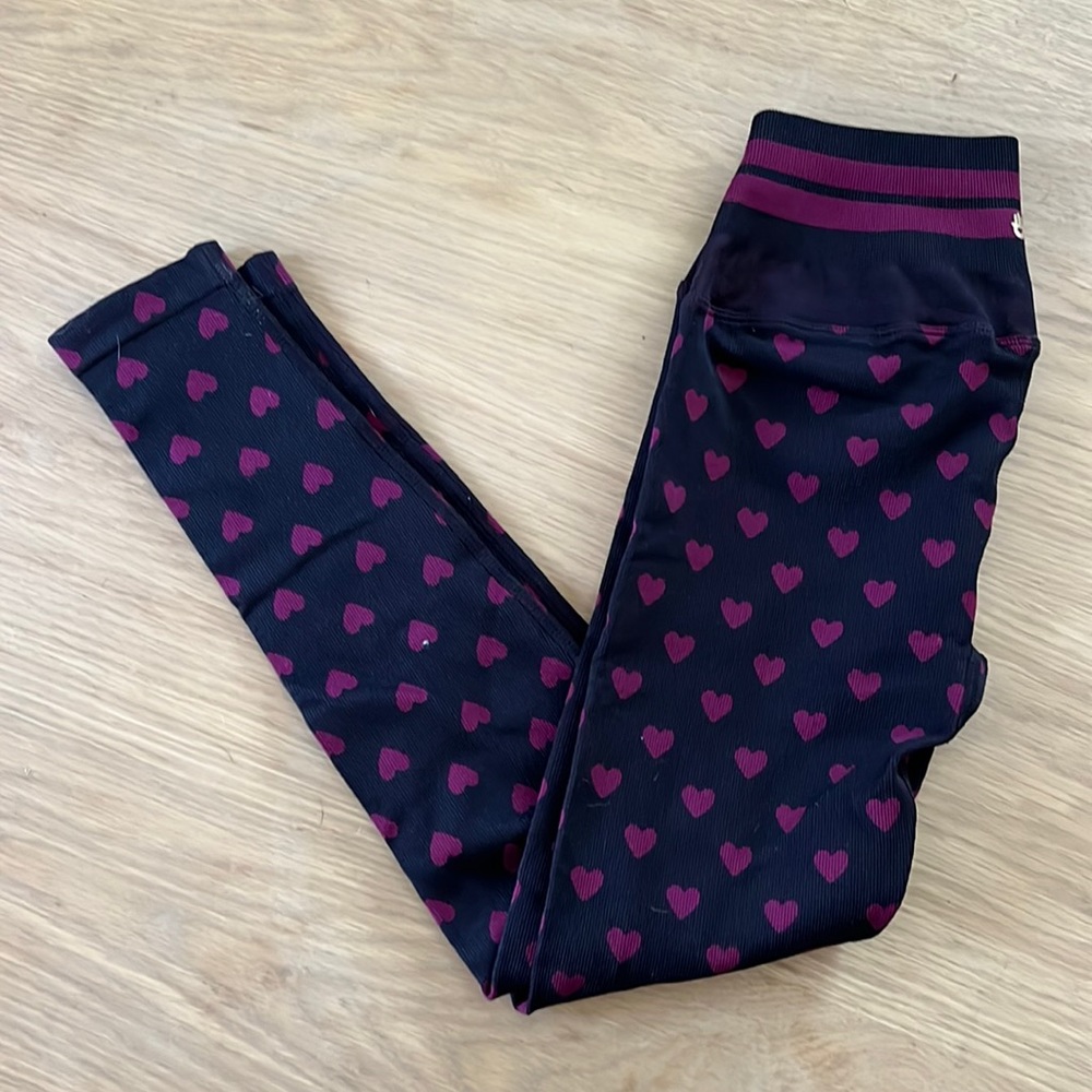 New Spiritual Gangster Ribbed Seamless Legging Sz XS/S